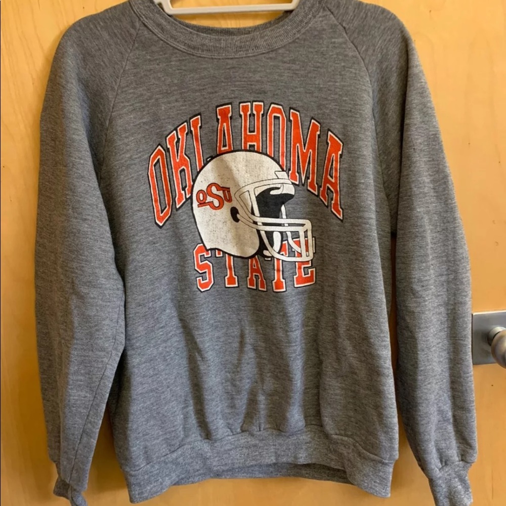 Oklahoma State Vintage crewneck gray (OSU)